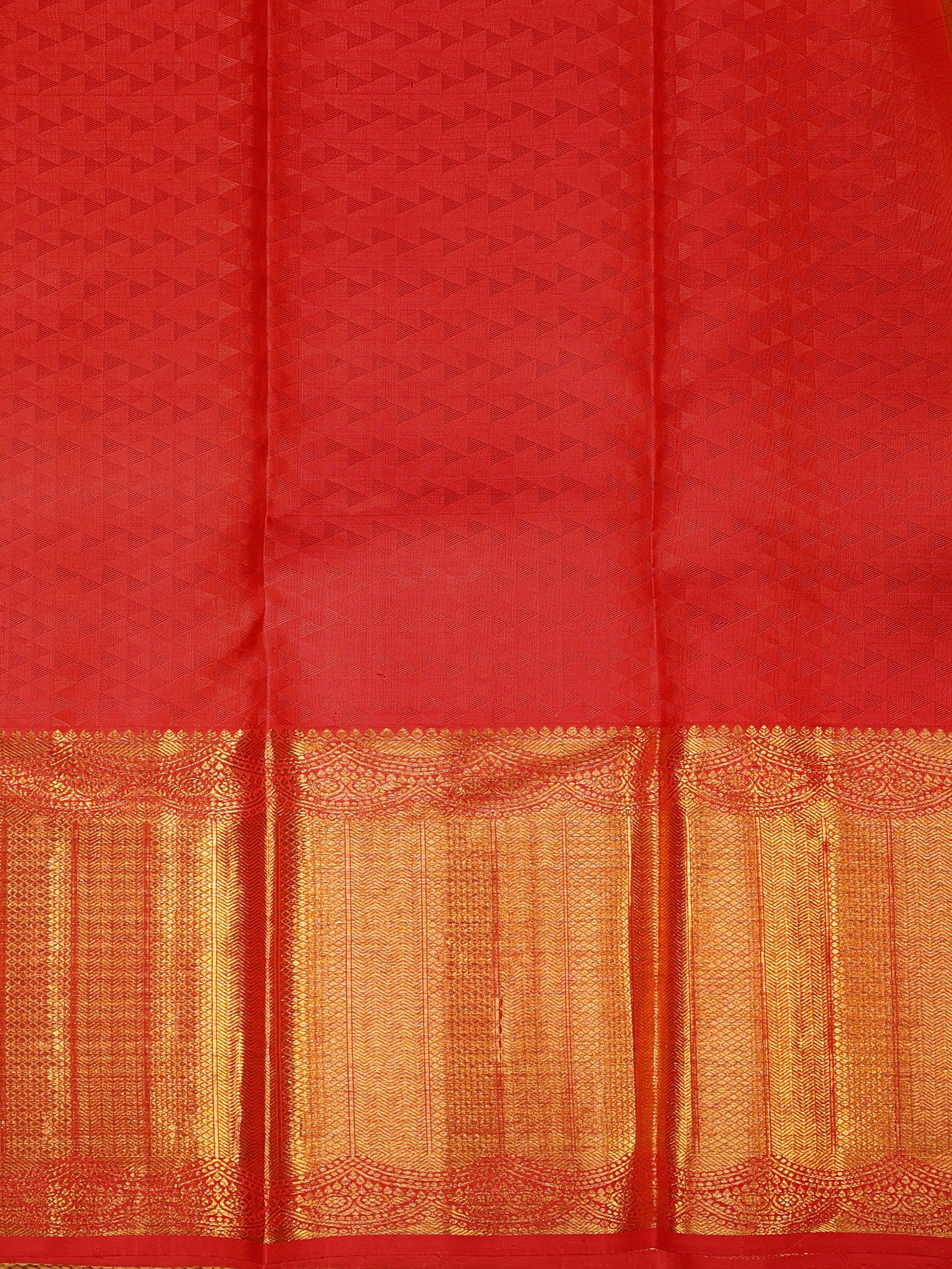Lime Green and Magenta kai korvai - Kanjivaram silk