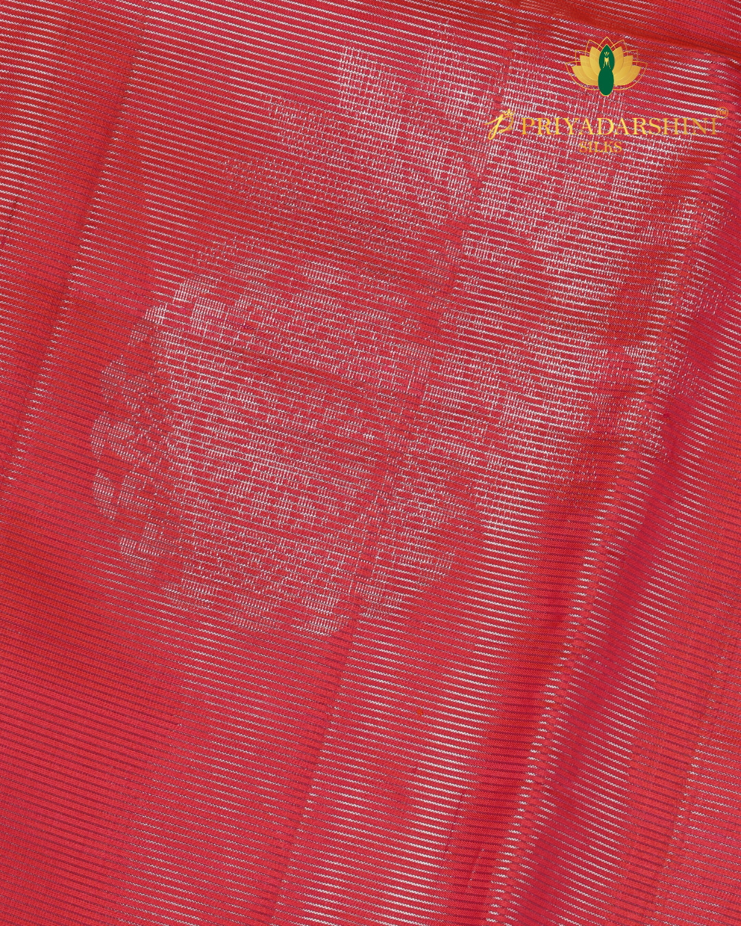 Coral Pink and Baby pink Floral Motif - Soft Silk (6)