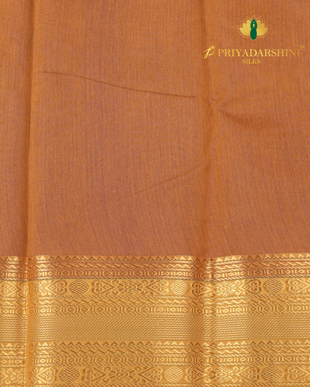Royal Blue and Mustard Gold Floral Motif - Cotton