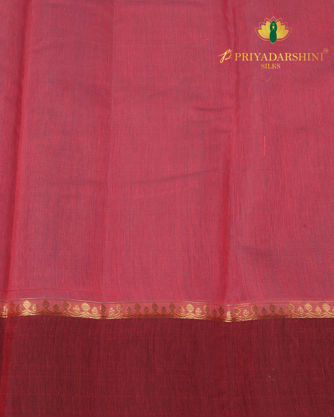 Violet and dark Plum Circular Medallion Motif - Silk Cotton